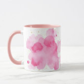 Dusty Rose Sprinkled Gold Mug (Gauche)