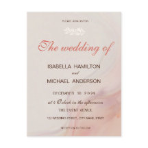 Dusty Roze Marmeren Script Kalligrafie Witte Tak