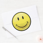 Dusty Ruff Bearded Face Ronde Sticker (Envelop)