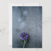 Dusty rustique or élégant Mariage Invitation (Dos)