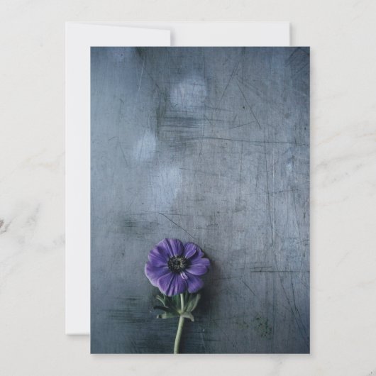 Dusty rustique or élégant Mariage Invitation (Dos)