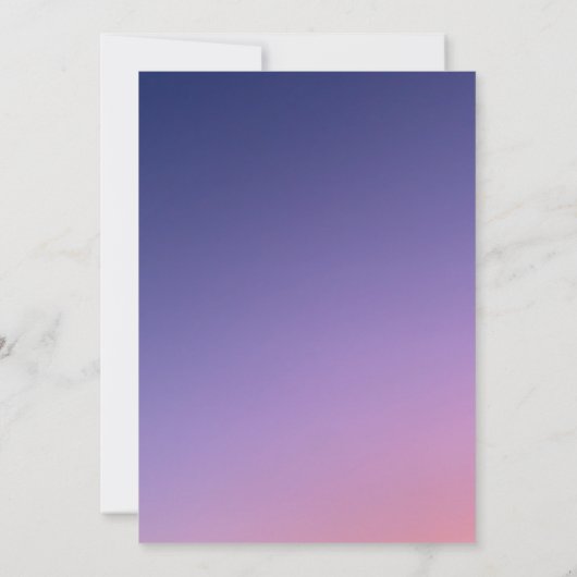 Dusty rustique violet élégant mariage Invitation (Dos)