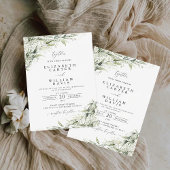 Dusty Sage Green Faire-part de mariage