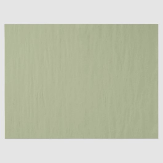 Dusty Sage Green Solid Color Tissuepapier (Voorkant)