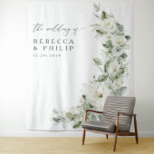 Dusty Sage Green Wedding Achtergronden Wandkleed (In situ)