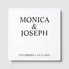 Dusty Sky Blue Guest Book Gift, gepersonaliseerde  Gastenboek