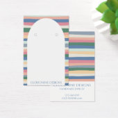 Dusty Stripes Arch Oorbel Sieraden Display Kaart (Bureau)