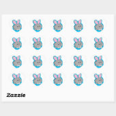 Dusty the Dust Bunny Hart Sticker (Vel)