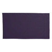 Dusty Violet Crescent Moons Monogram Kussensloop (Achterkant-Rechts)