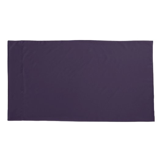 Dusty Violet Crescent Moons Monogram Kussensloop (Achterkant-Links)