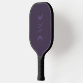 Dusty Violet Crescent Moons Monogram Pickleball Paddle (Links)