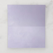 Dusty Violet Floral Baby shower (Binnenkant ongevouwen)