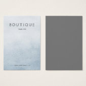 Dusty Waterverf Oorbel Houder Display Visitekaartje (Voorkant /achterkant)