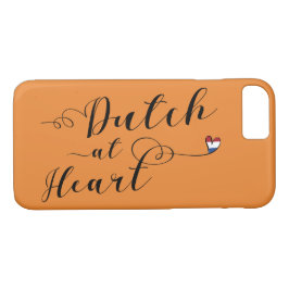 Dutch at Heart Mobile Phone Case, Nederland iPhone 8/7 Hoesje