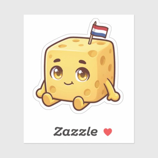 Dutch Cheese Sticker (Feuille)