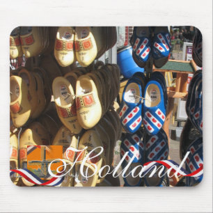Dutch Clogs Holland Text Souvenir Mousepad Muismat