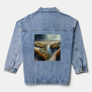 Dutch Coastal Dunes Denim Jacket