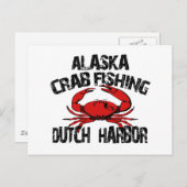 Dutch Harbour Alaska Crab Vist Briefkaart (Voorkant / Achterkant)