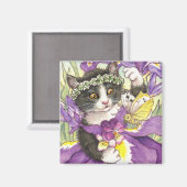 Dutch Iris Kitten Magnet Magneet (Voorkant / Achterkant)