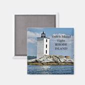 Dutch Island Light, Rhode Island Magnet (Recto/Verso)