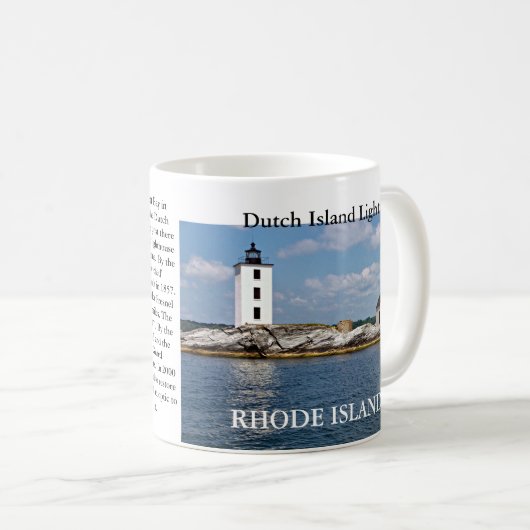 Dutch Island Light, Rhode Island Mug (Devant droit)