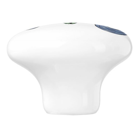 Dutch Love Drawer Pull Keramische Knop (Zijkant)