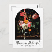 Dutch Masters: een bloemenstilleven Briefkaart (Voorkant / Achterkant)