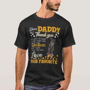 Dutch Shepherd Beste papa Bedankt dat je mijn D be T-shirt