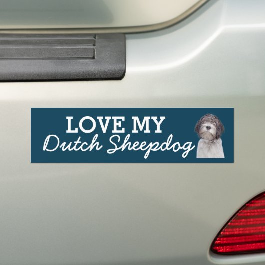 Dutch Shepherd bumper sticker (En voiture)