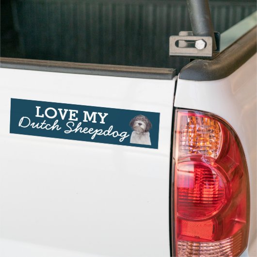 Dutch Shepherd bumper sticker (Sur camion)