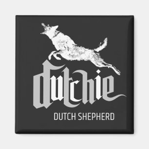 Dutch Shepherd dog - Dutchie - Hollandse Herder Magneet