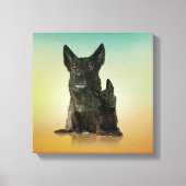 Dutch Shepherd - Dutchie Canvas Afdruk (Voorkant)