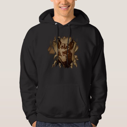 Dutch Shepherd - Dutchie Hoodie (Voorkant)