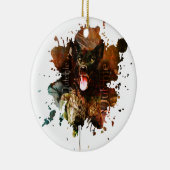Dutch Shepherd - Dutchie Keramisch Ornament (Rechts)