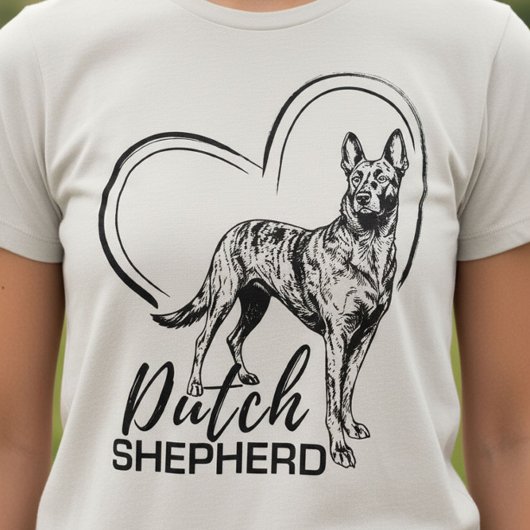 Dutch Shepherd -Hollandse Herdershond Tri-Blend Shirt