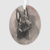 Dutch Shepherd - Illustration utchie (devant)