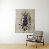 Dutch Shepherd - Nederlandse illustratie Wandkleed (In situ)