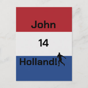 Dutch Soccer, aanpasbaar Briefkaart