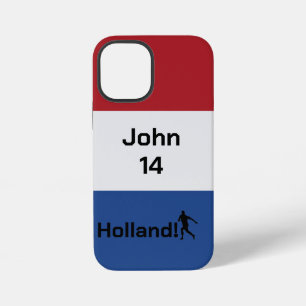 Dutch Soccer, aanpasbaar iPhone 12 Mini Hoesje