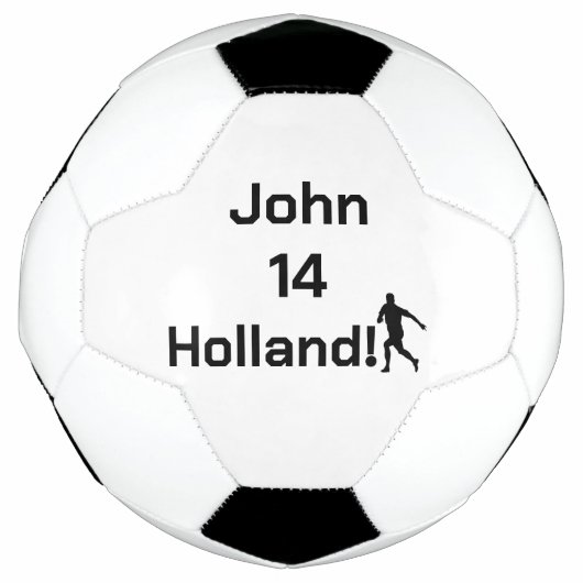 Dutch Soccer, aanpasbaar Voetbal (Voorkant)