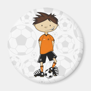 Dutch Soccer Boy Magnet Magneet