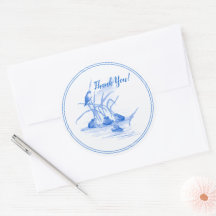 Dutch Style Delfts Blauwe Kikkers en Vogel Bedankt