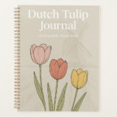 Dutch Tulip Journal: Nature-Inspired Notebook  (Devant)