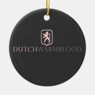 Dutch Warmblood Keramisch Ornament