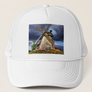 Dutch Windmill Trucker Hat Pet