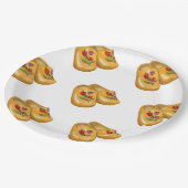 Dutch Wooden Shoes with Tulips, Klompen, Holland Papieren Bordje (Gekanteld)