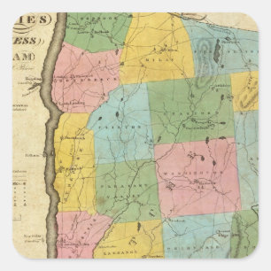 Dutchess, provincie Putnam Vierkante Sticker