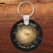 Dutchman's Pipe Cactus Flower Design Sleutelhanger (Voorkant)