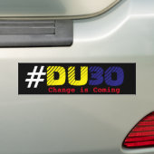 Duterte DU30 2016 Auto-Bumpersticker Bumpersticker (Op auto)