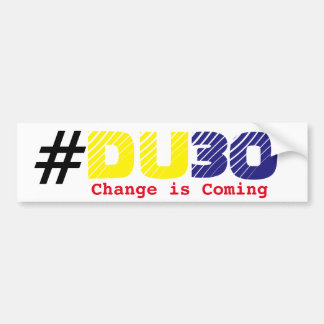 Duterte DU30-bumpersticker Bumpersticker
